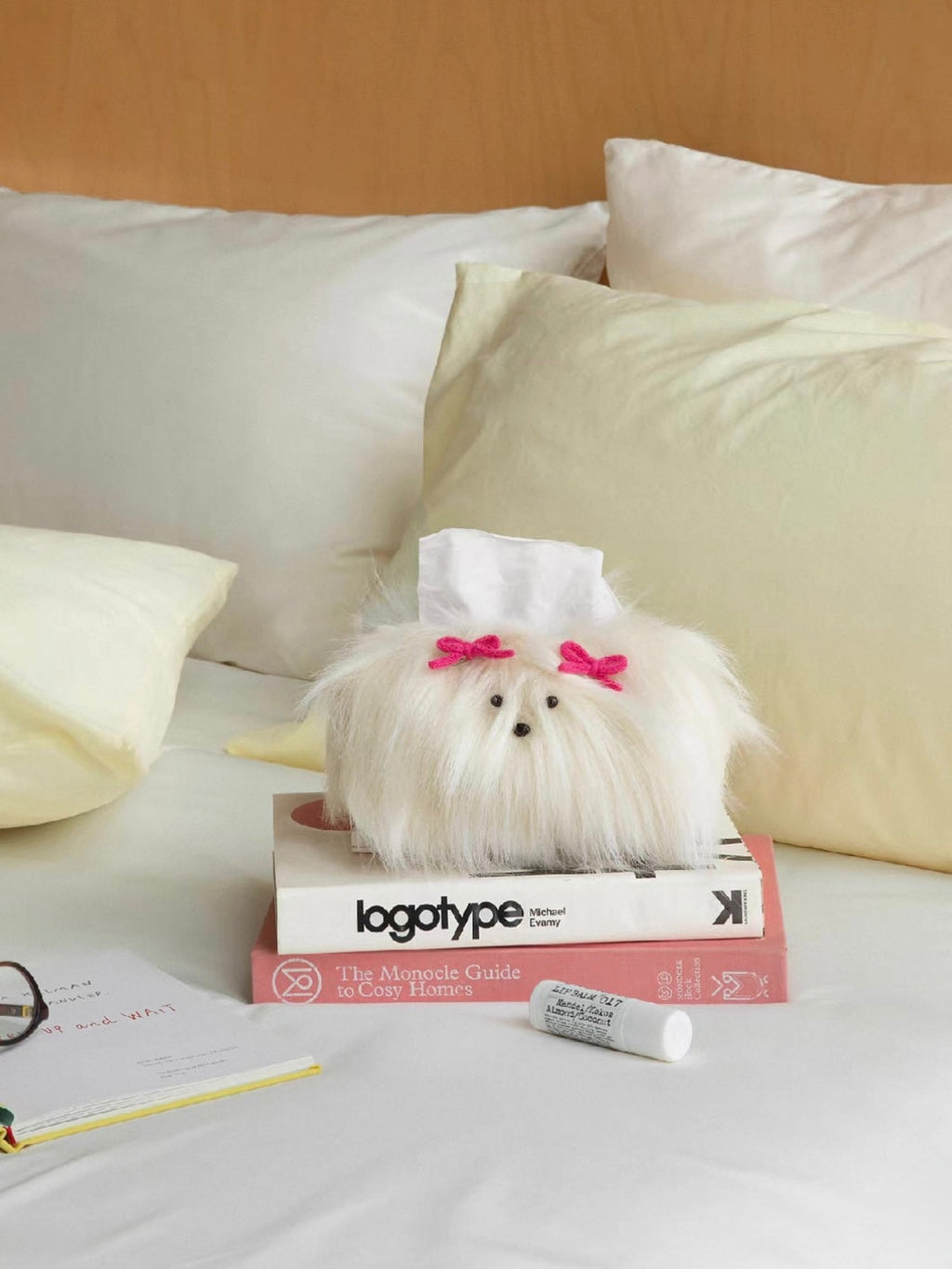 Coquette Plush Tissue Box Cover