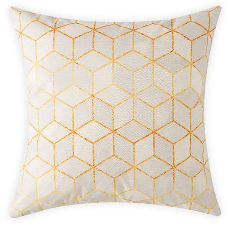 Golden Cushion Covers Cream & Gold