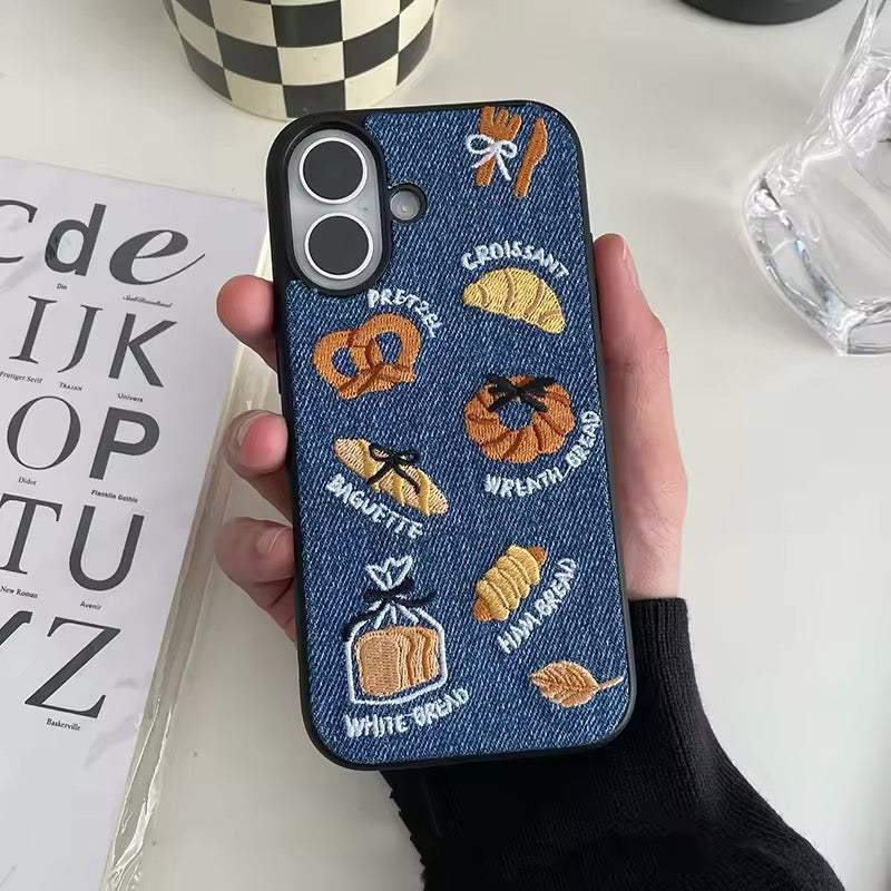 Denim Bread iPhone Case