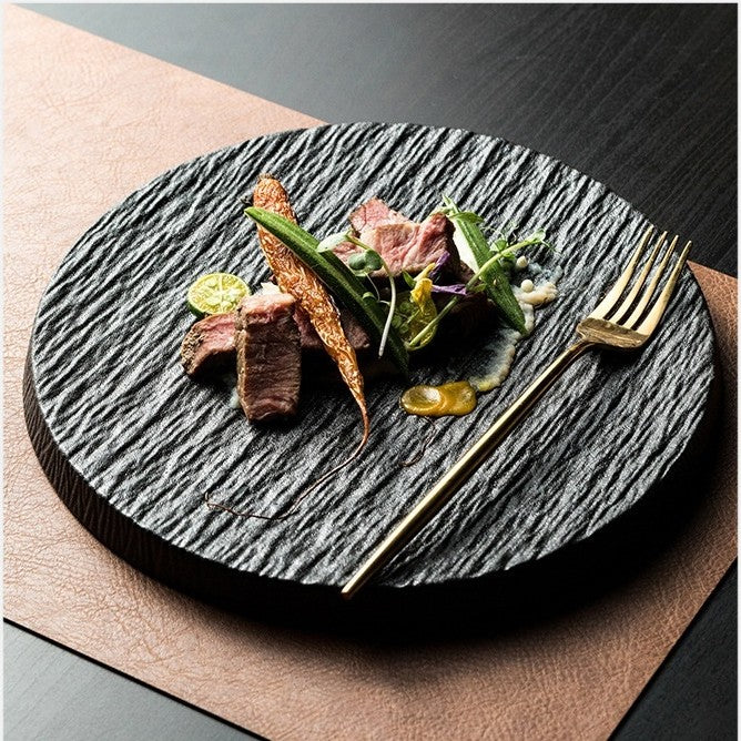 Tsuki Matte Stone Dinner Plate