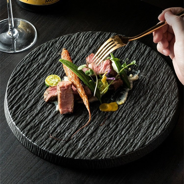 Tsuki Matte Stone Dinner Plate