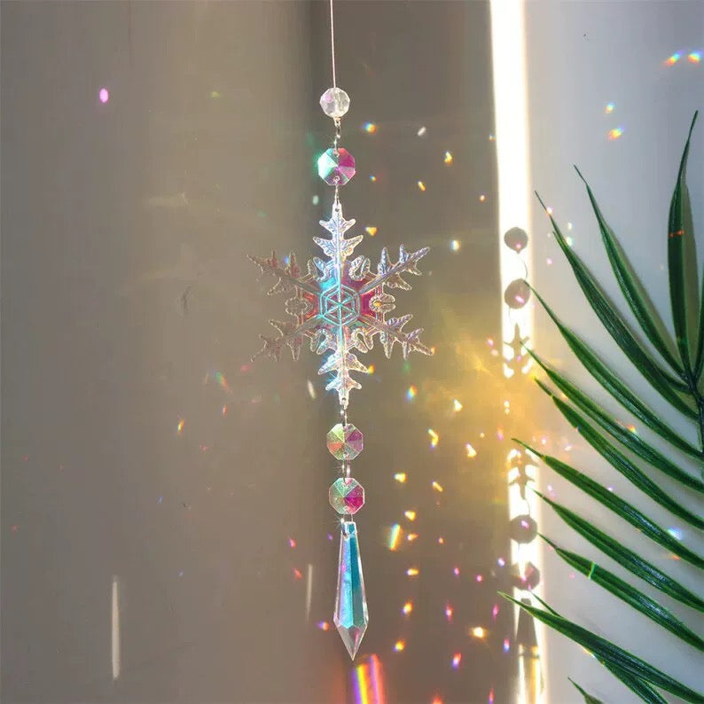 Christmas Snowflake Suncatcher D