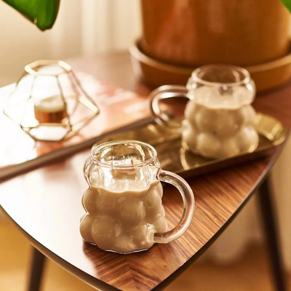 Bubble Glass Coffee Mug
