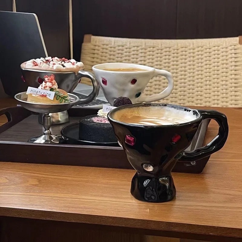 Bejewelled Mug Black