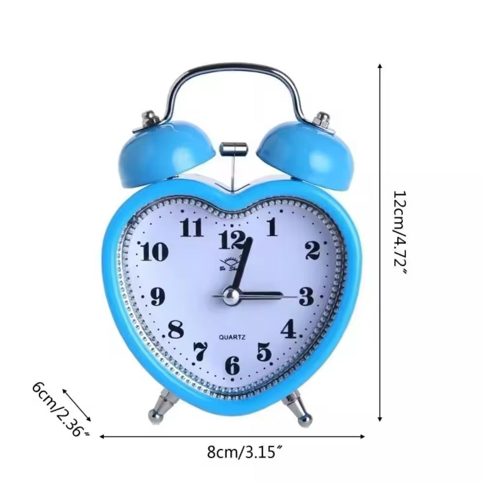 Heart Pink Alarm Clock