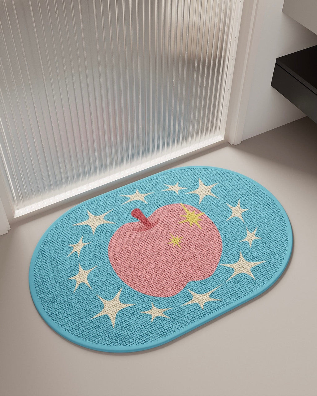 Pastel Apple Bath Mat