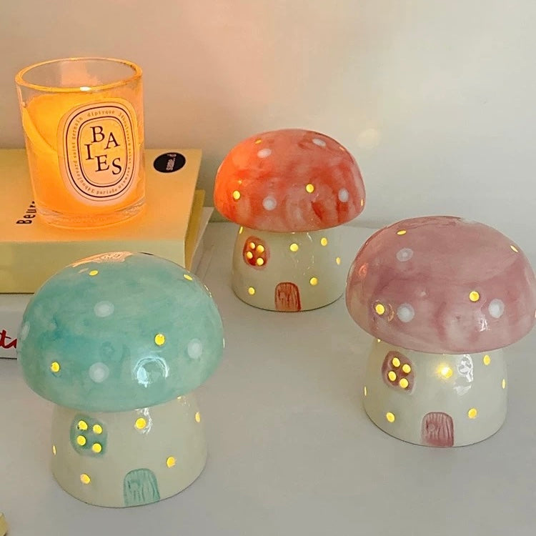 Cottagecore Mushroom Night Light