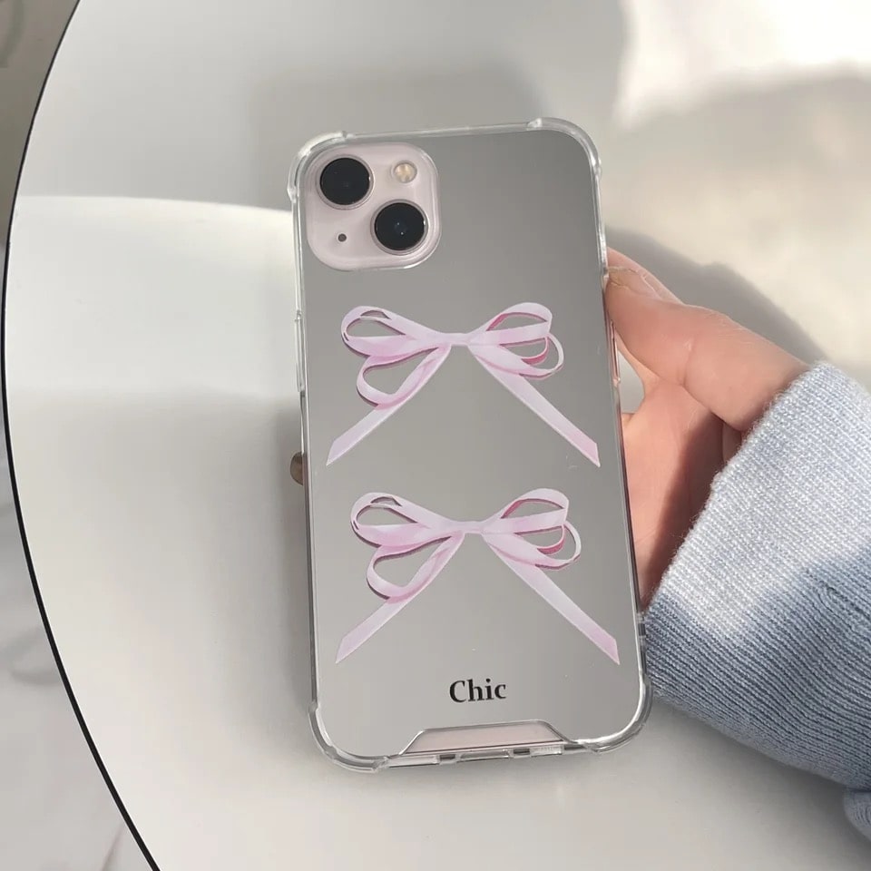 Pink Mirror iPhone Case
