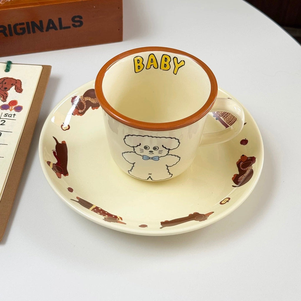 Dachshund Ceramic Plate