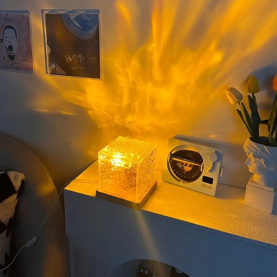 Crystal Projector Table Lamp