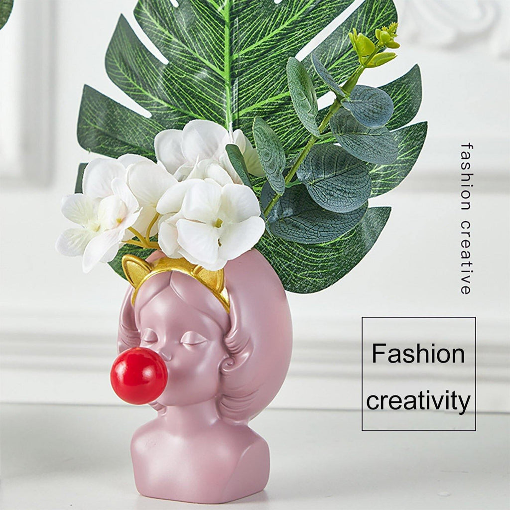 Bubbly Babe Popart Planter Vase
