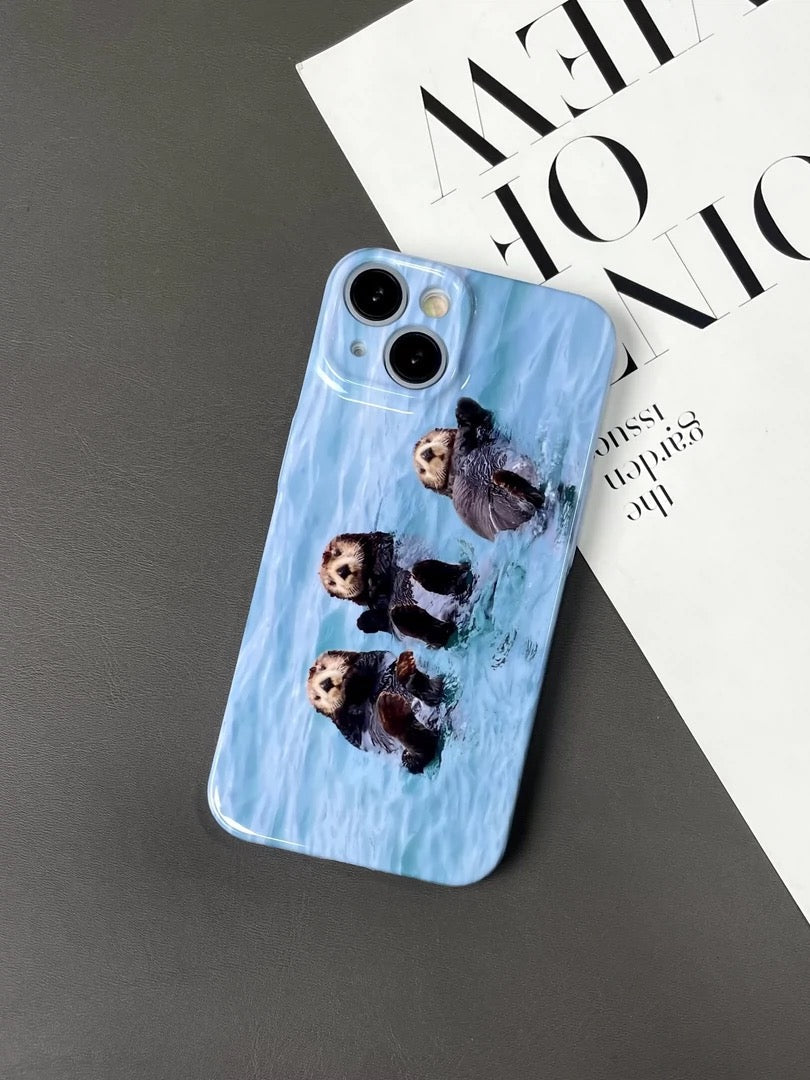 Cute Otters iPhone Case
