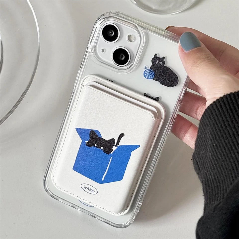 Y2K Cat iPhone Case + Wallet