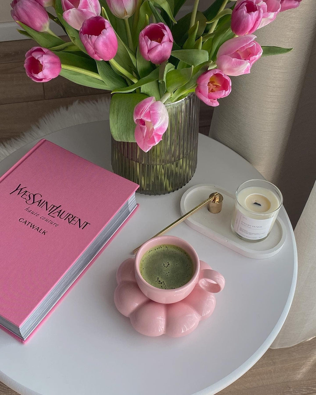 Pink Bubble Mug Set