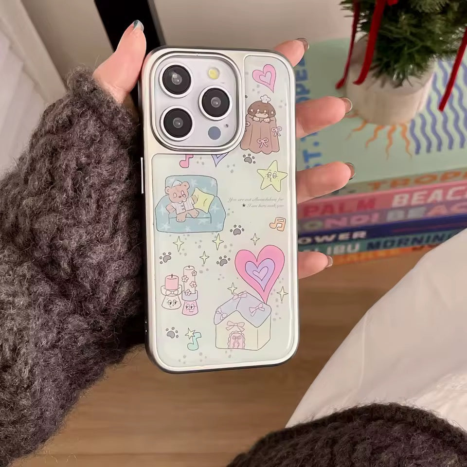 Glossy Teddy Bear iPhone Case
