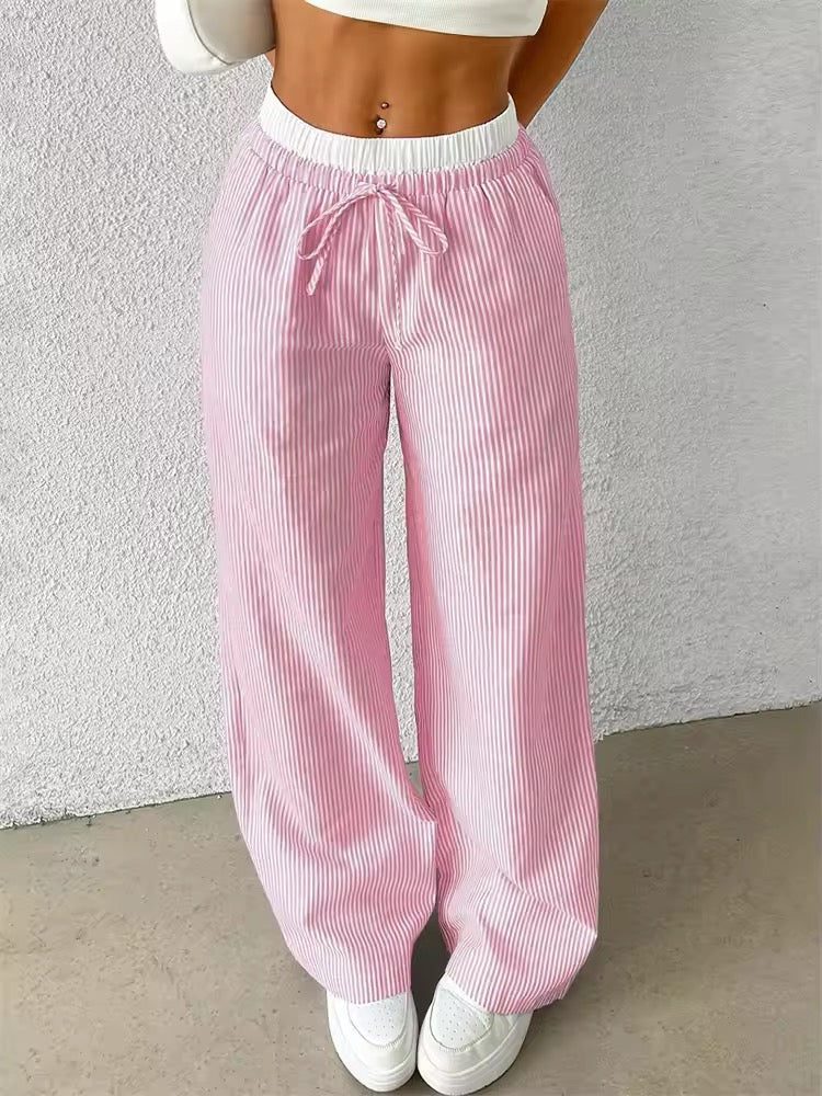 Striped Pink Pants