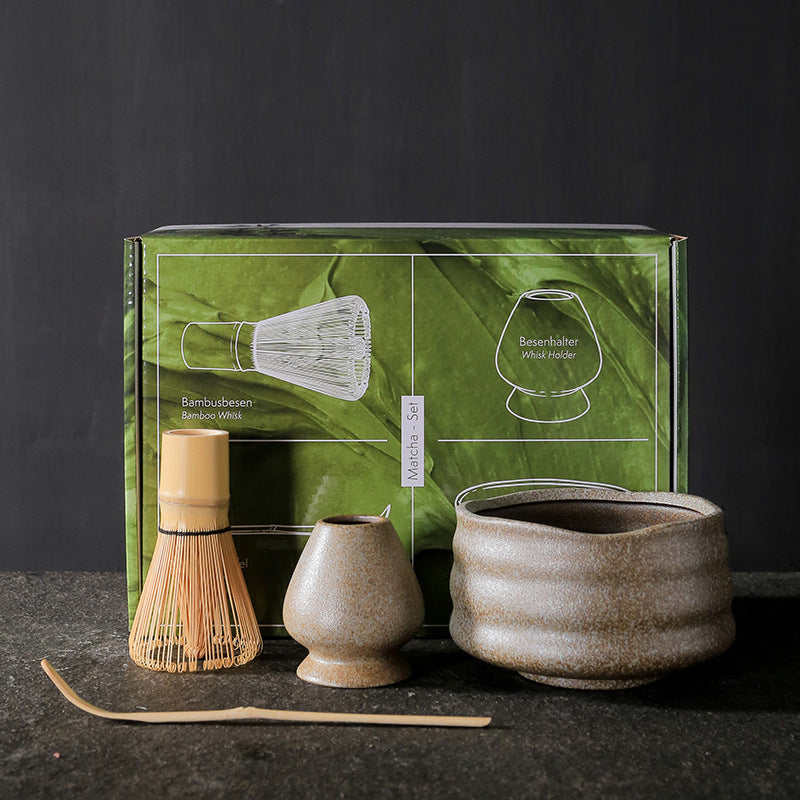 Matcha Tea Set 4-Piece Beige