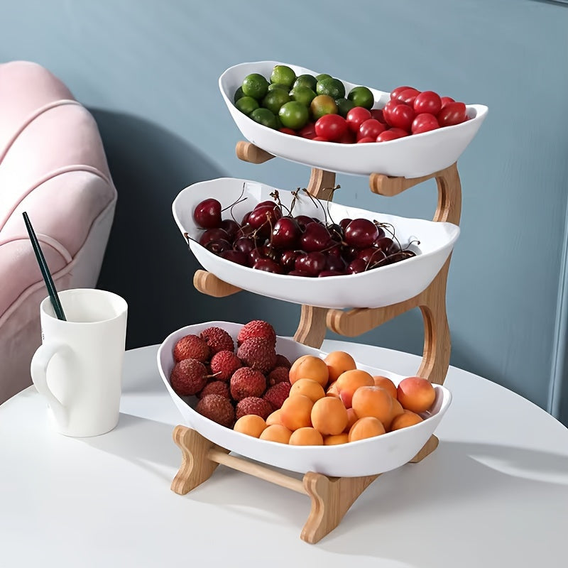 Nordic Nest™ - Tiered Fruit Stand White 3
