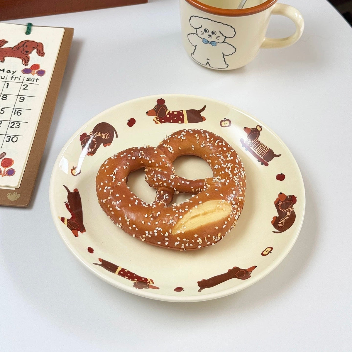 Dachshund Ceramic Plate