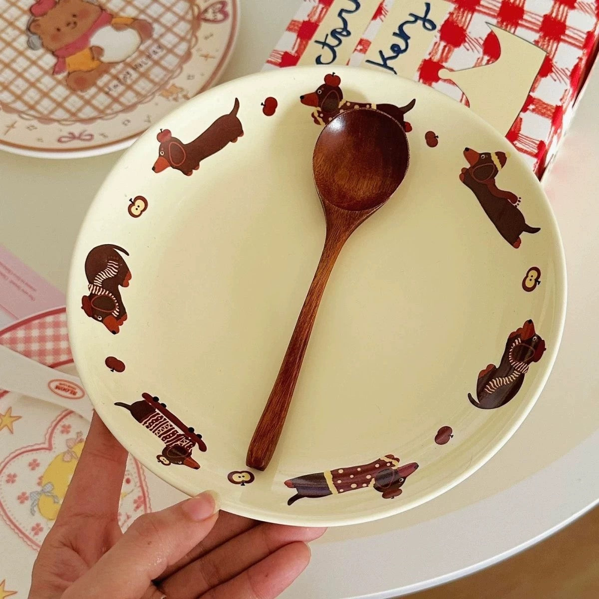 Dachshund Ceramic Plate