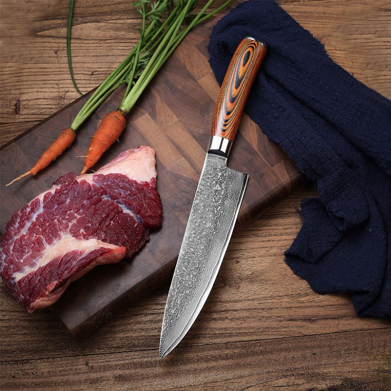 Yamato Damascus Steel Chef Knife