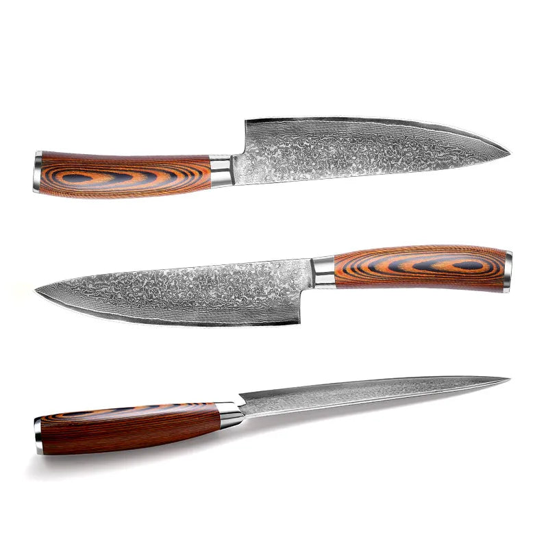 Yamato Damascus Steel Chef Knife