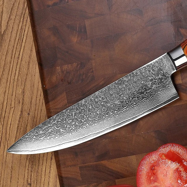 Yamato Damascus Steel Chef Knife