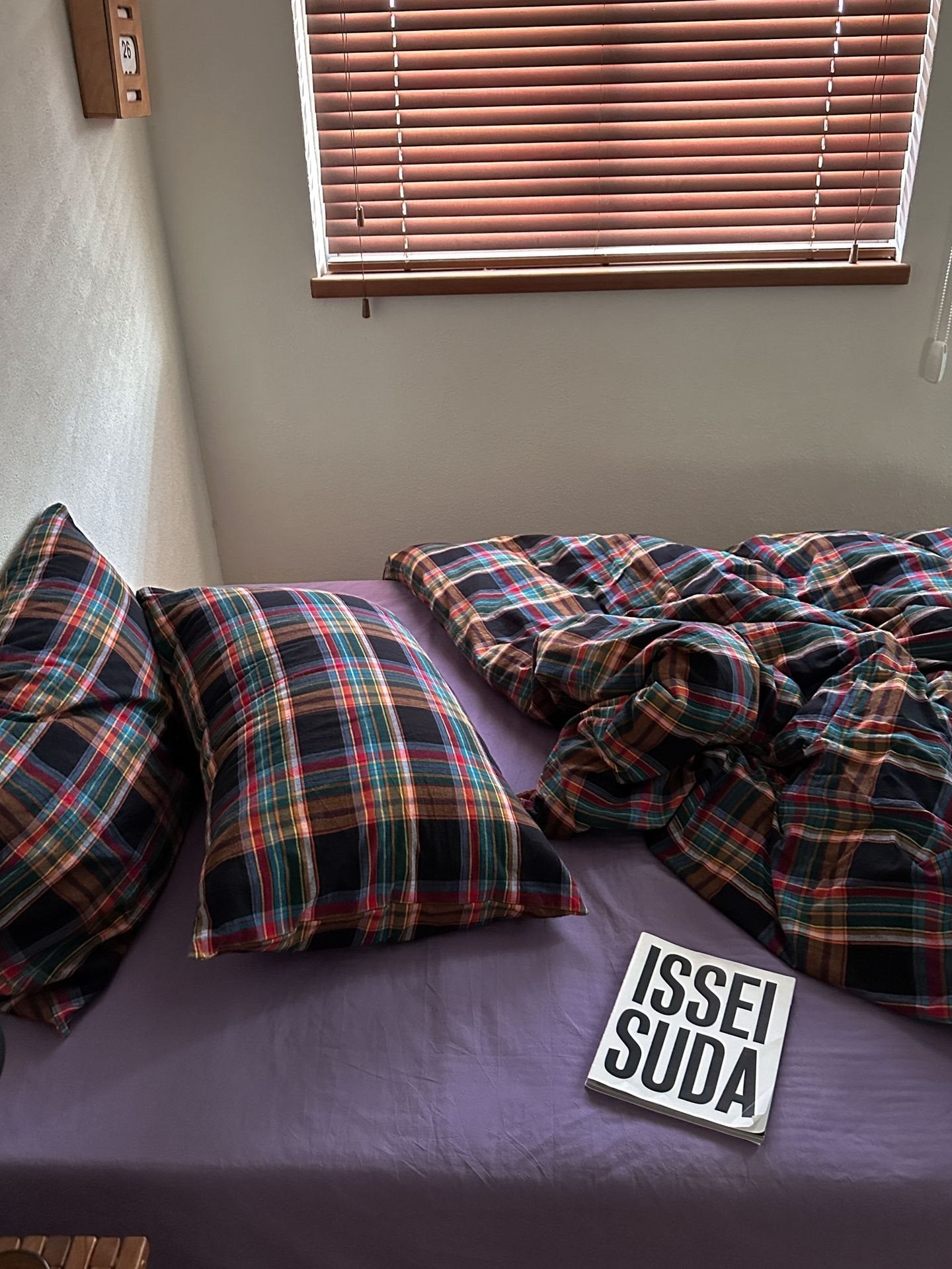 Dark Academia Tartan Duvet Cover Set