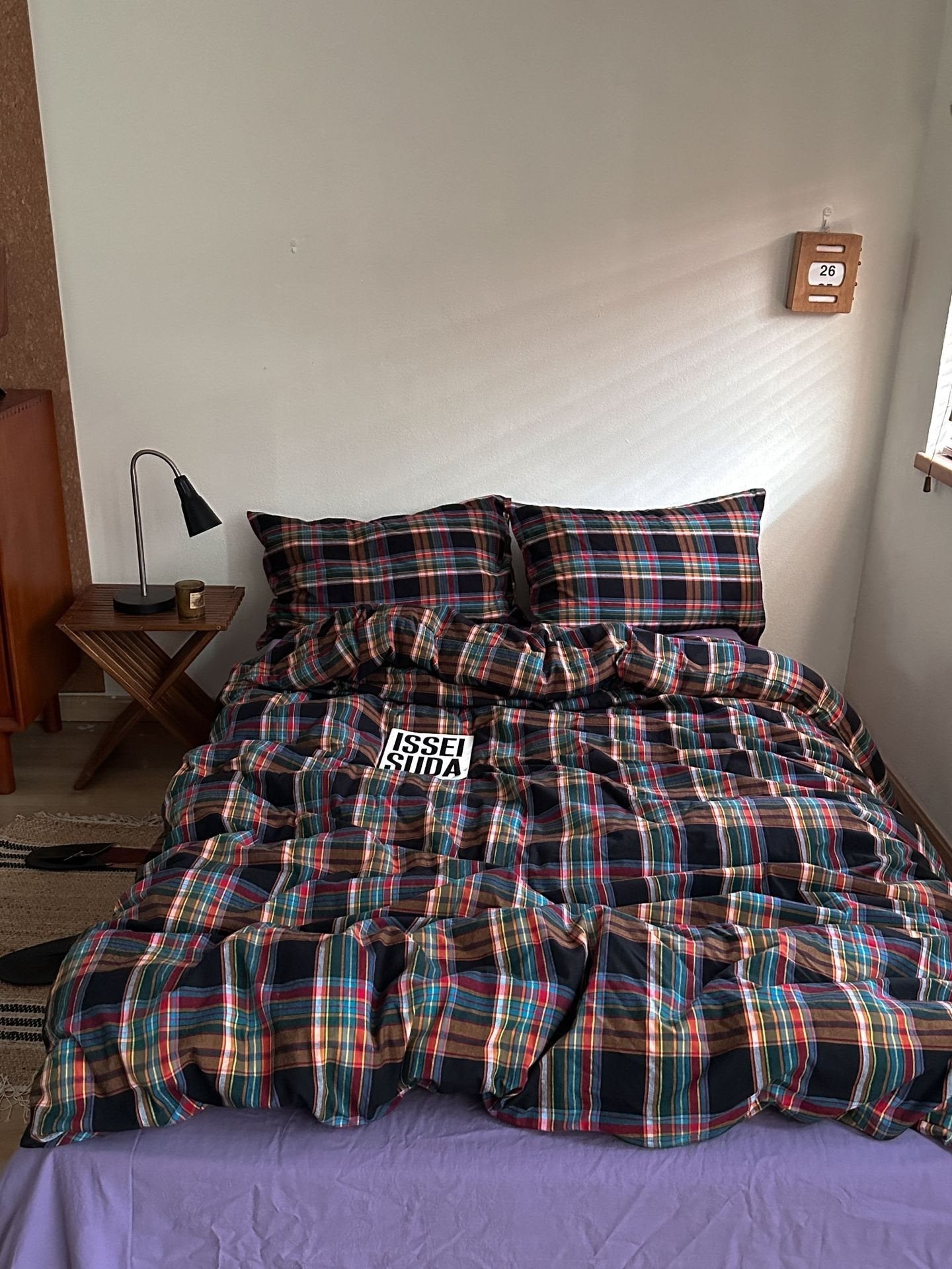 Dark Academia Tartan Duvet Cover Set