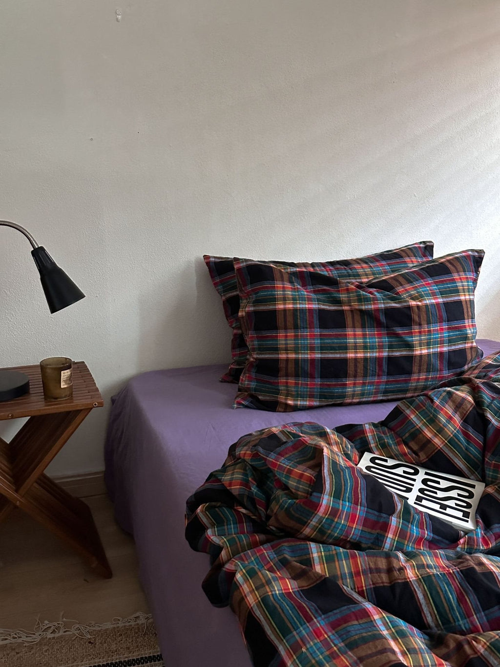 Dark Academia Tartan Duvet Cover Set