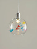 Mid-Century Colorful Glass Pendant Light