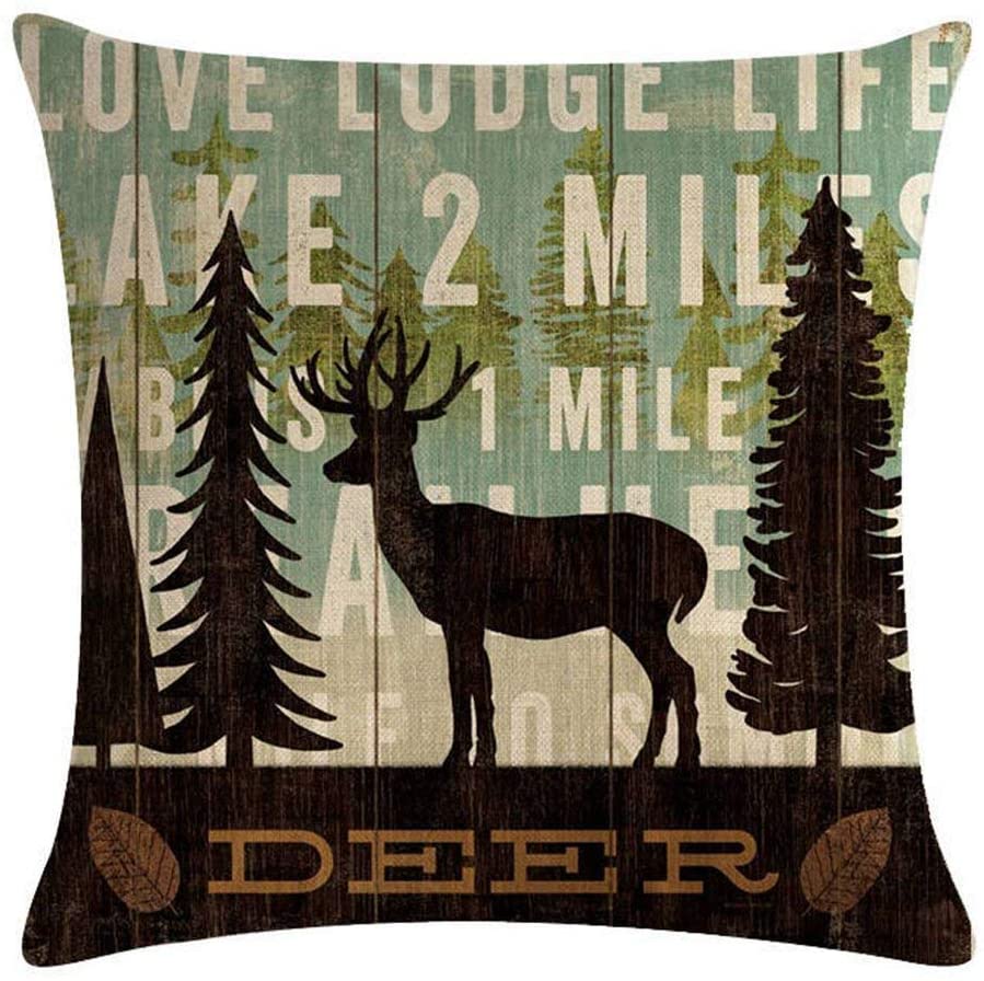 Woodland Beasts Cushion Covers Deer