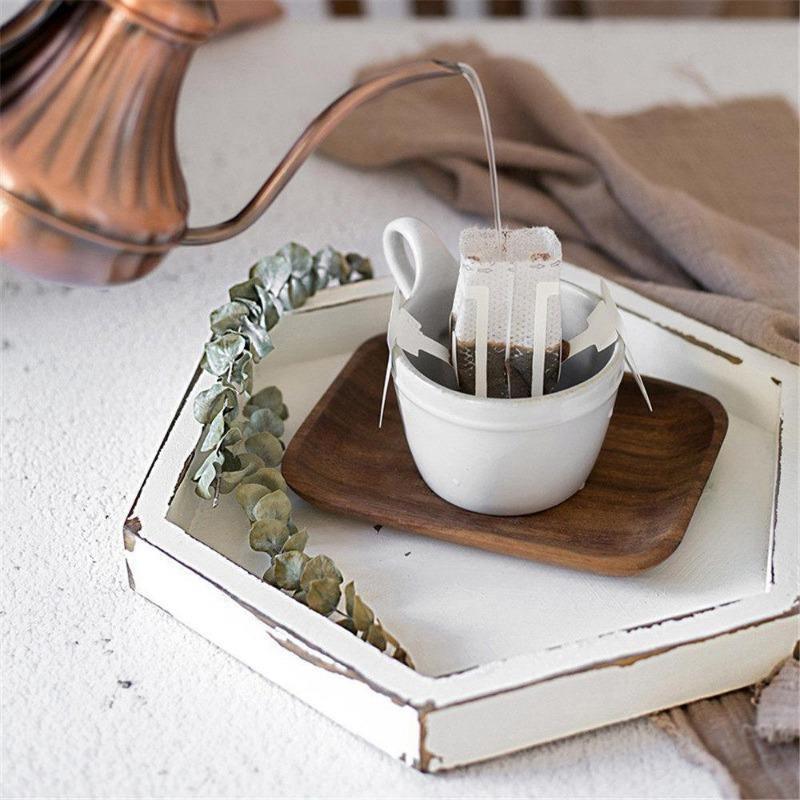 Rustic Wood Tray Set Small