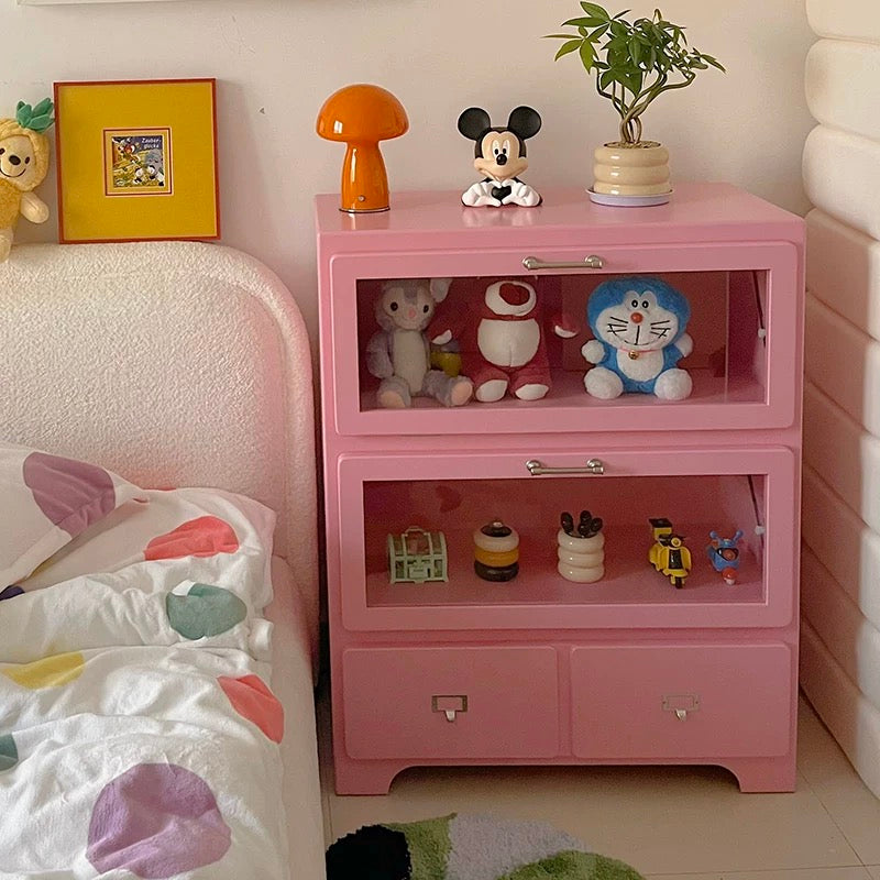 Pink Pastel Display Cabinet