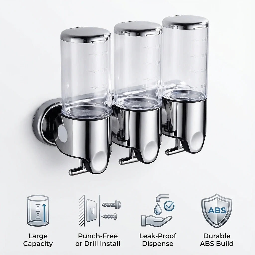 Wall-Mounted Soap Dispenser