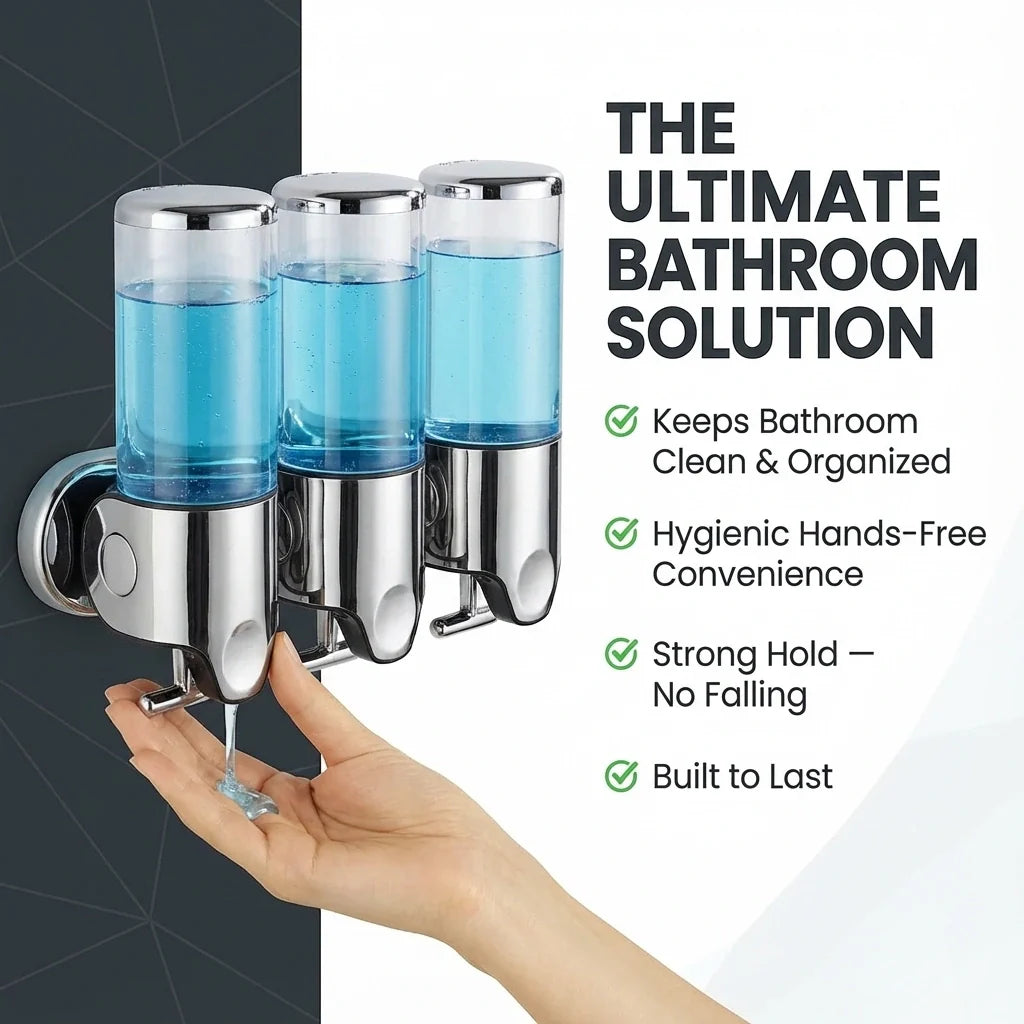 Wall-Mounted Soap Dispenser