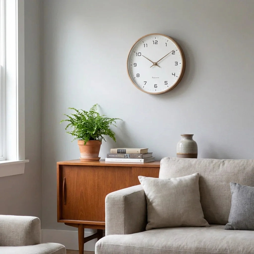 Modern Wooden Wall Clock