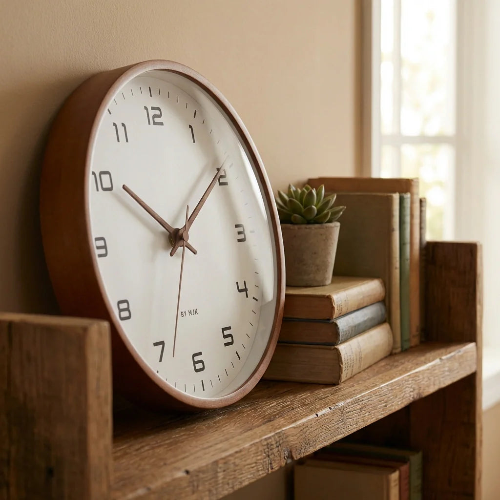 Modern Wooden Wall Clock