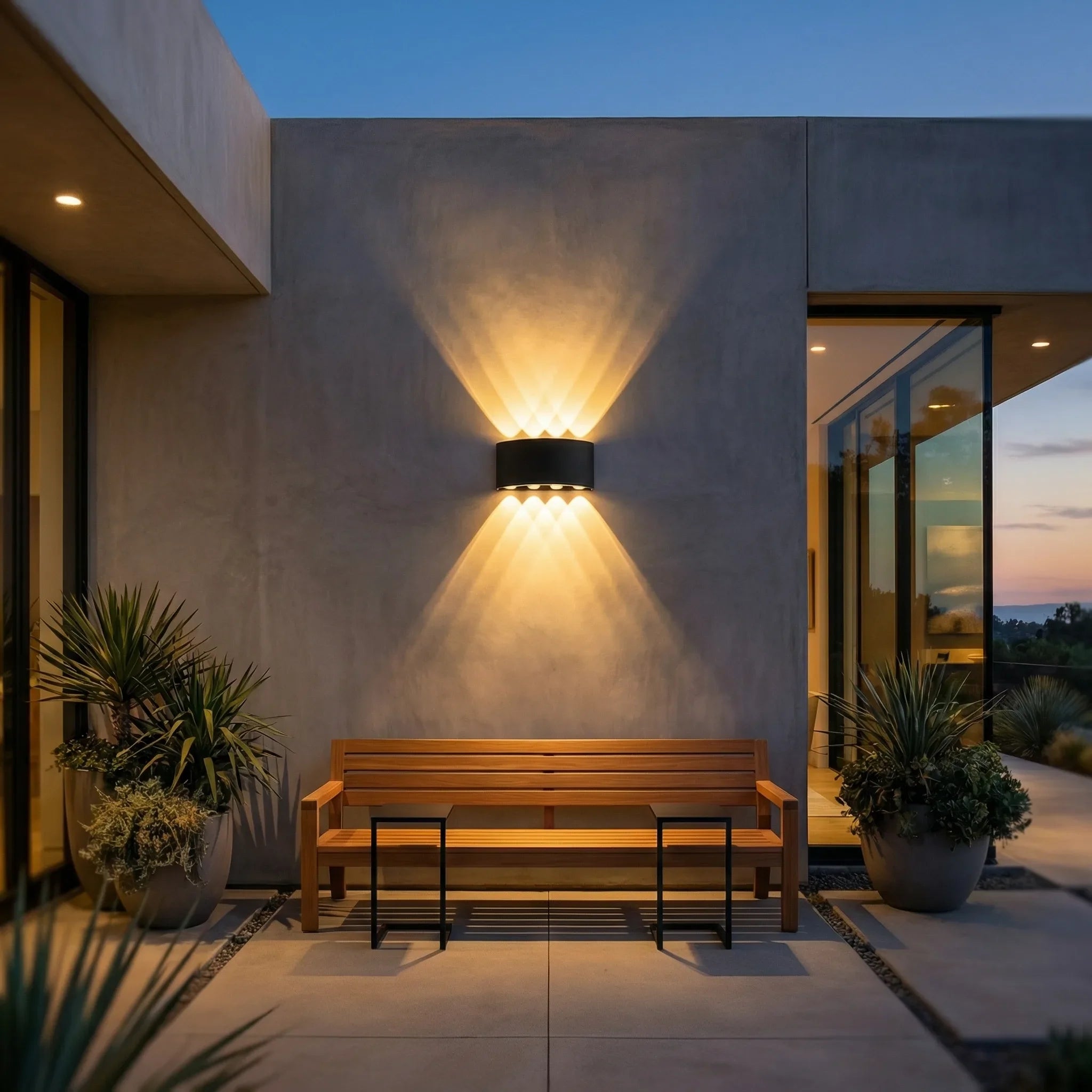 Modern Indoor/Outdoor Wall Light