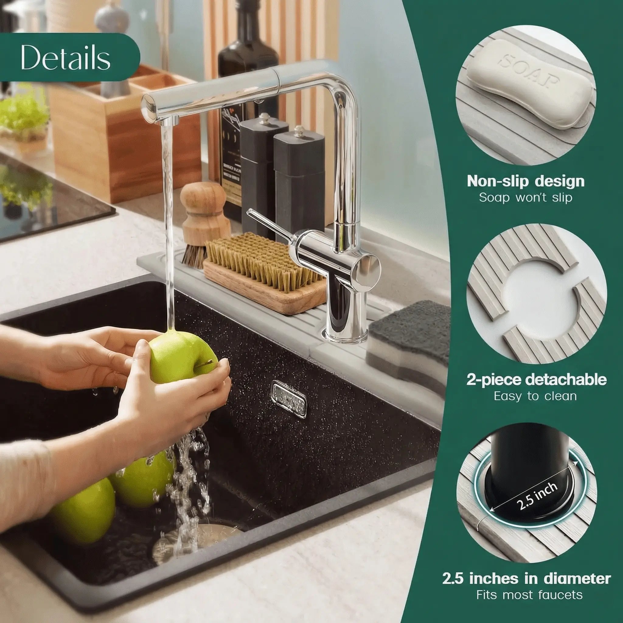 The InstaDry Faucet Stone Mat - Limited Time Offer