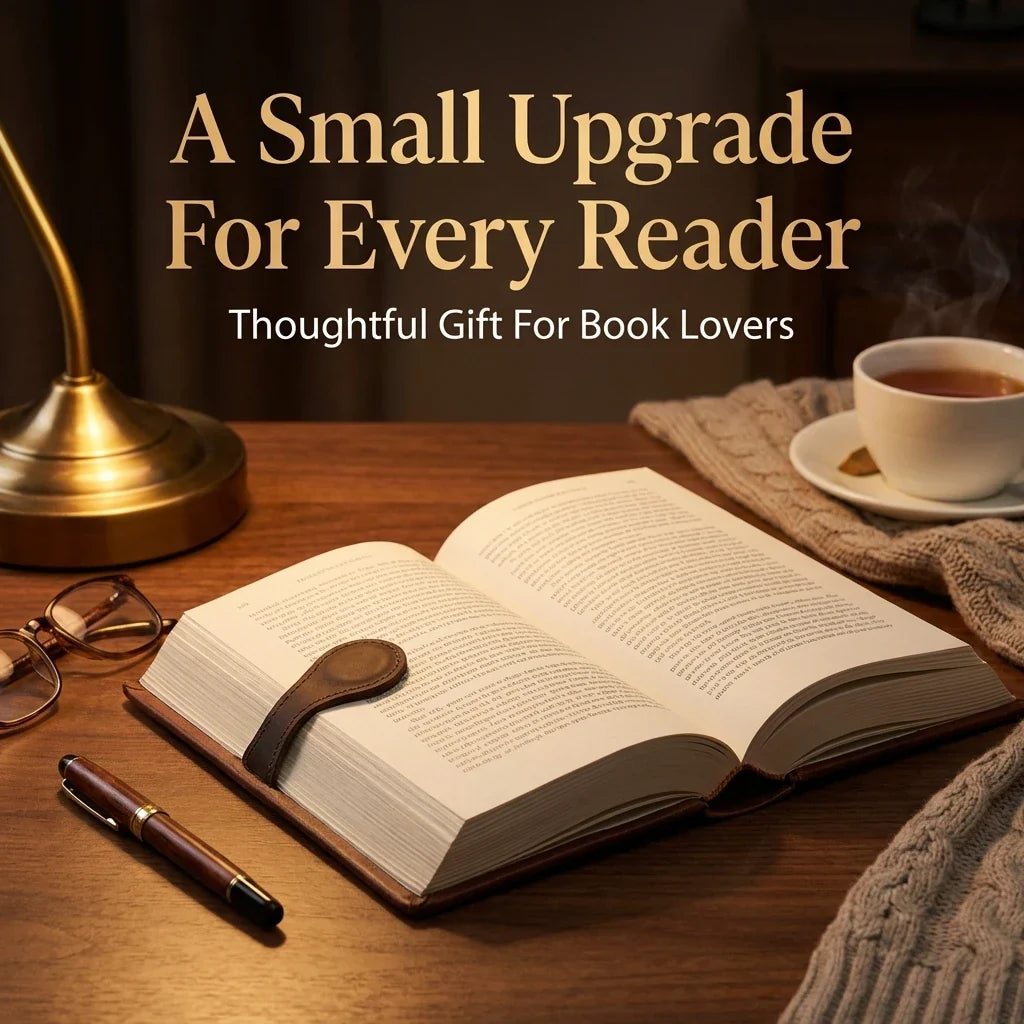 Handmade Magnetic Leather Bookmark