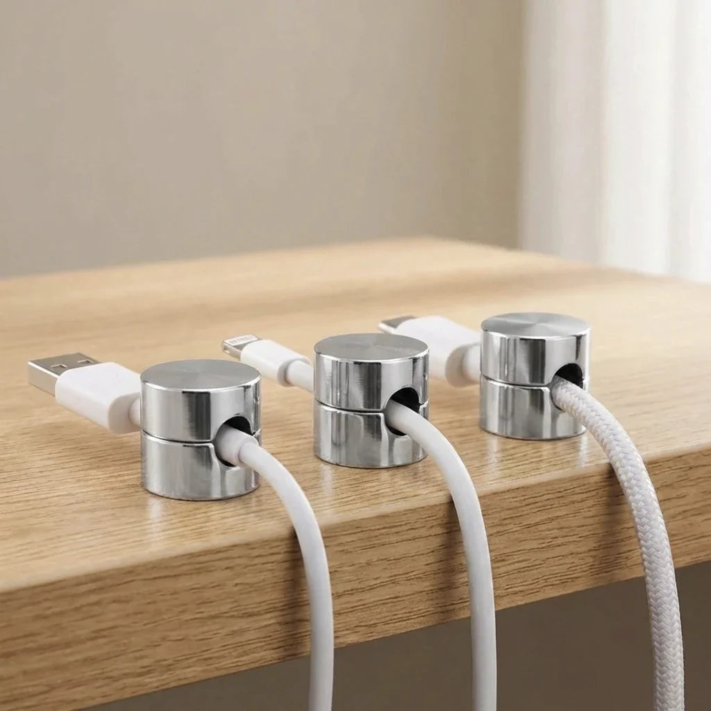 CordClarity Cable Anchor Clips - Limited Time Offer Silver