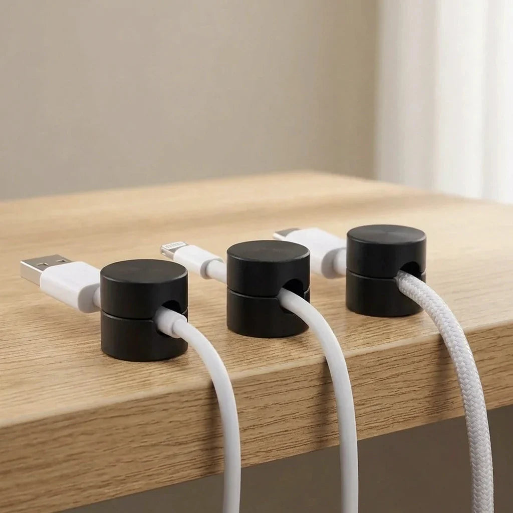 CordClarity Cable Anchor Clips - Limited Time Offer Black