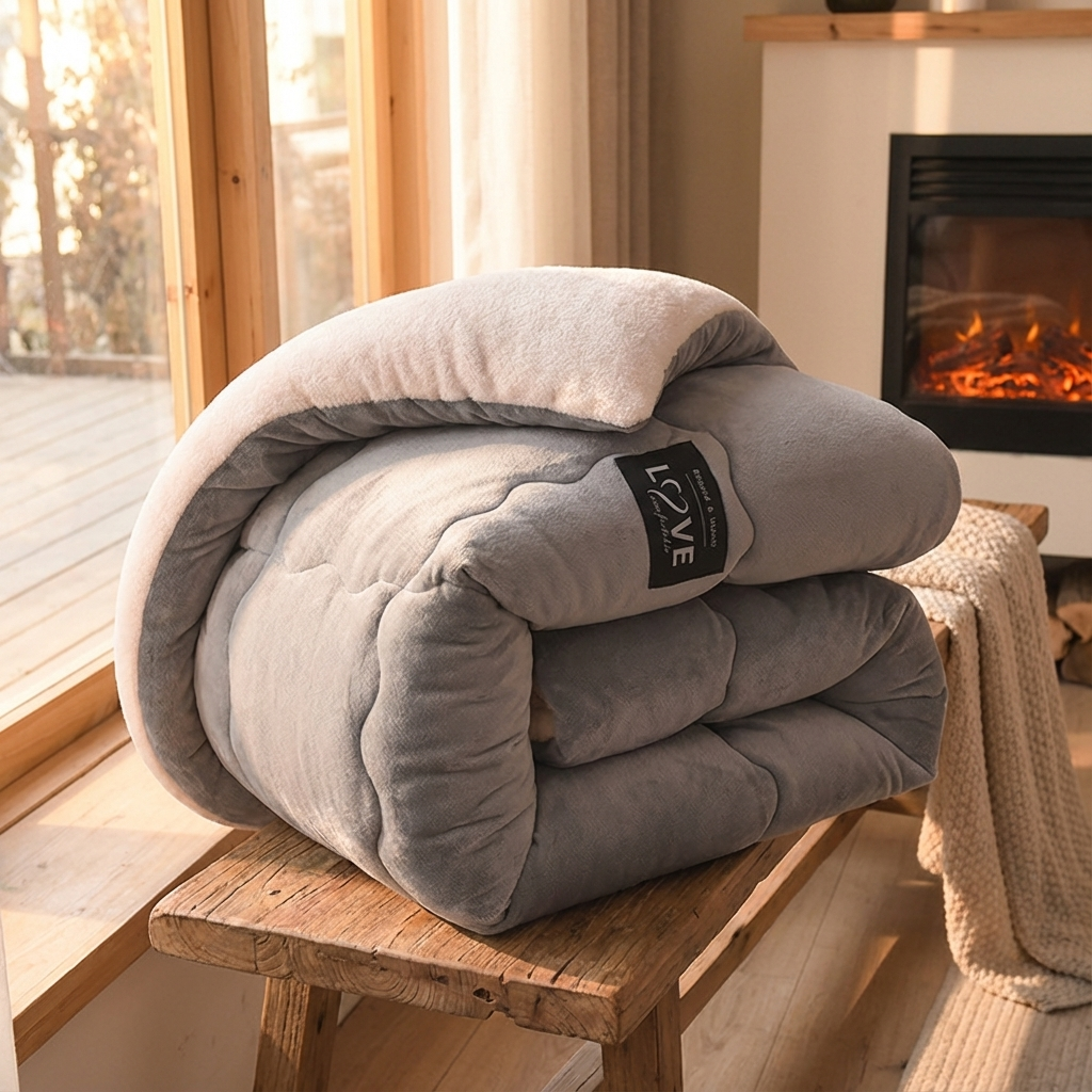 Premium Weighted Sherpa Winter Blanket - Limited Time Offer