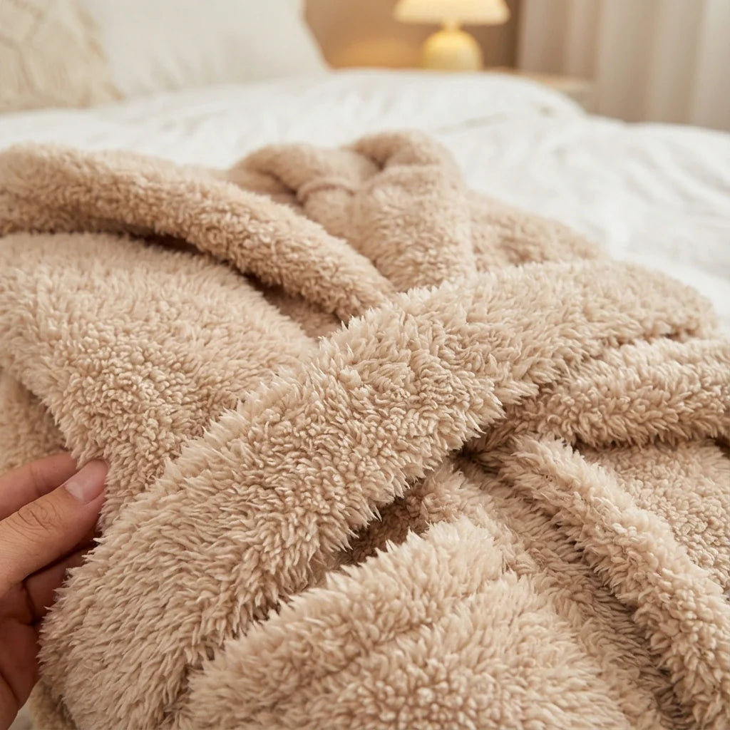 Luna Bear Hood Plush Robe