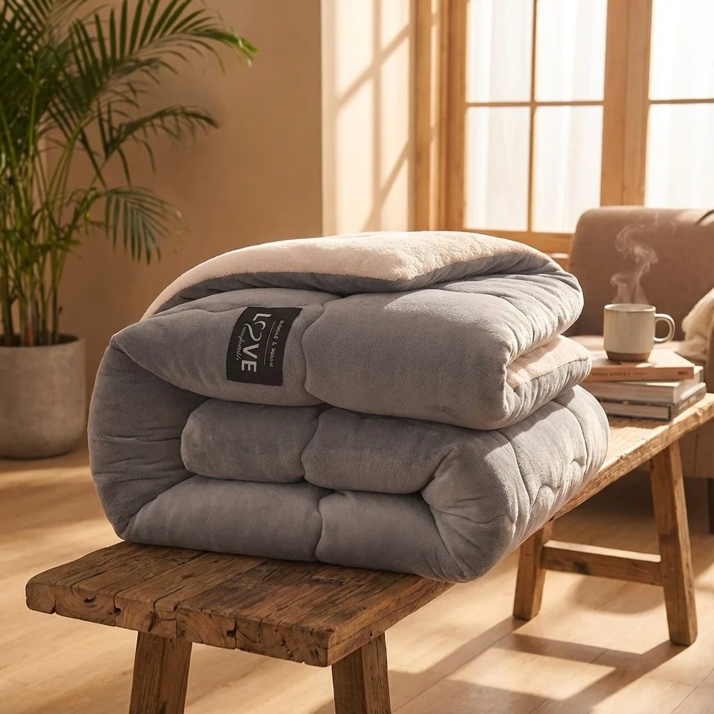 Premium Weighted Sherpa Winter Blanket - Limited Time Offer