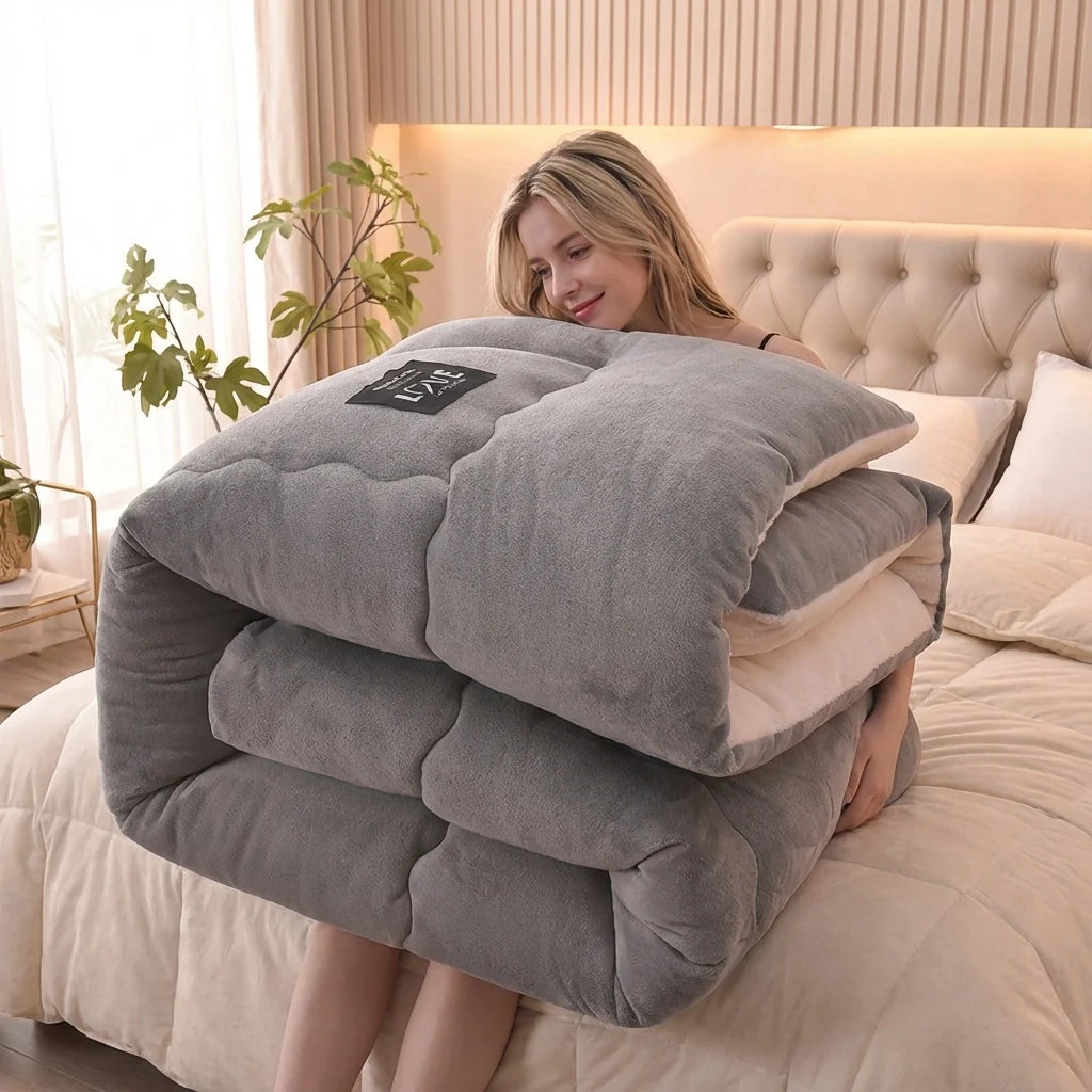 Premium Weighted Sherpa Winter Blanket - Limited Time Offer