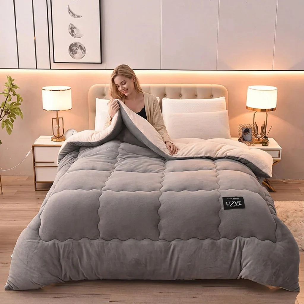 Premium Weighted Sherpa Winter Blanket - Limited Time Offer