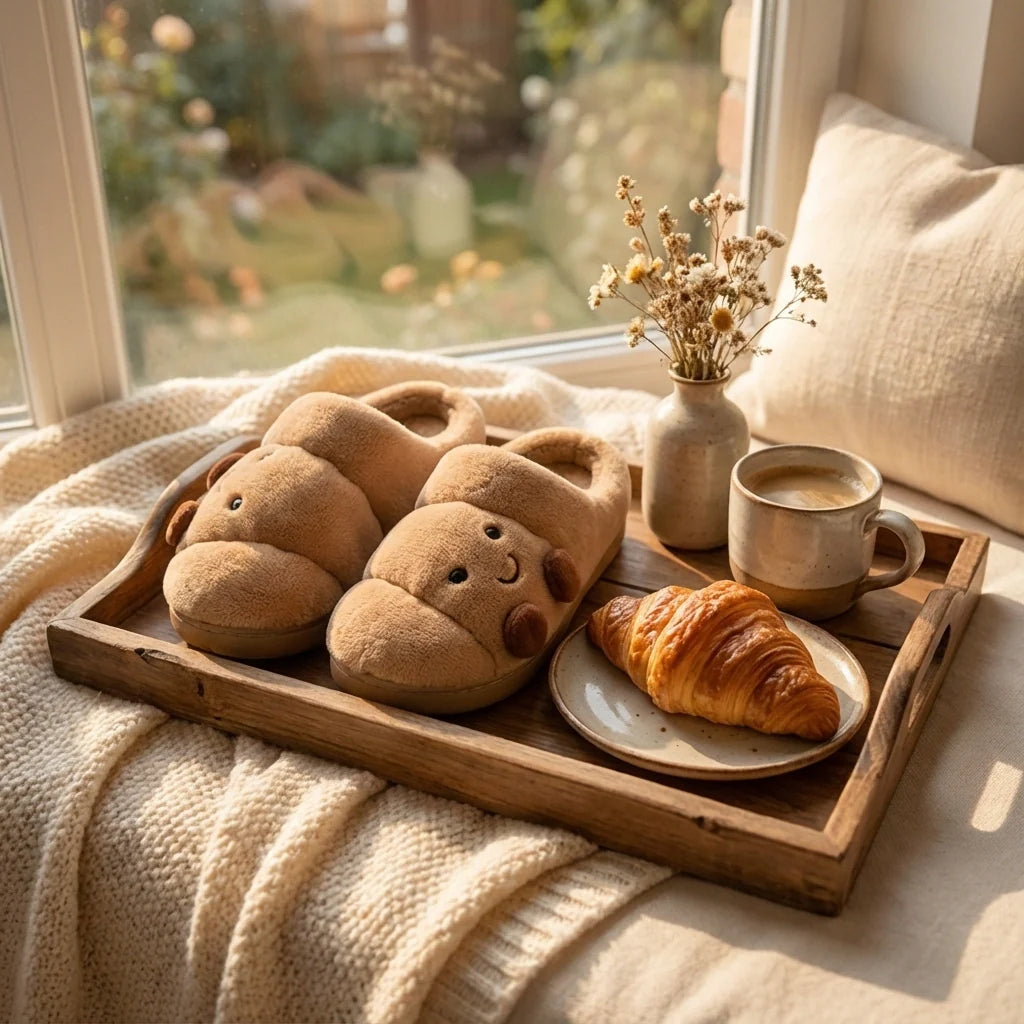 Croissant Slippers - Limited Time Offer