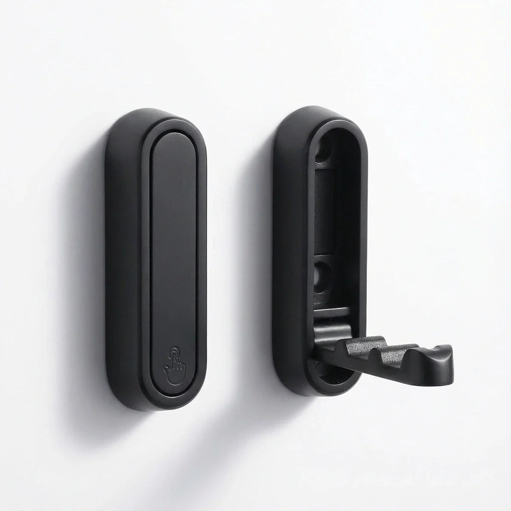 Foldable Wall Coat Hook - Limited Time Offer Black